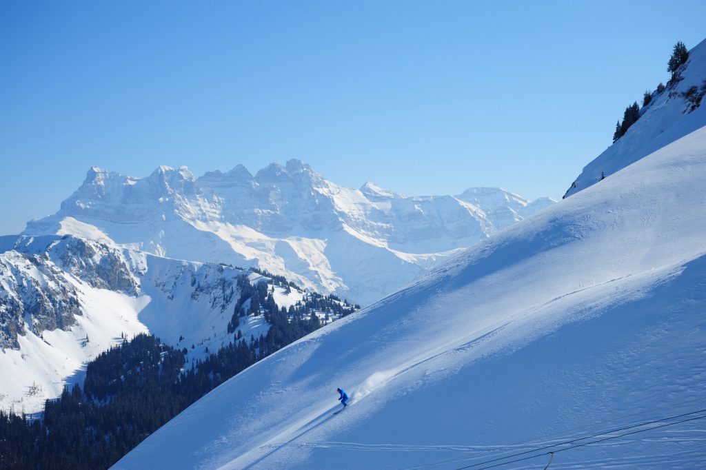 Ski across borders