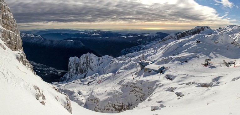 Ski Italy-Slovenia border