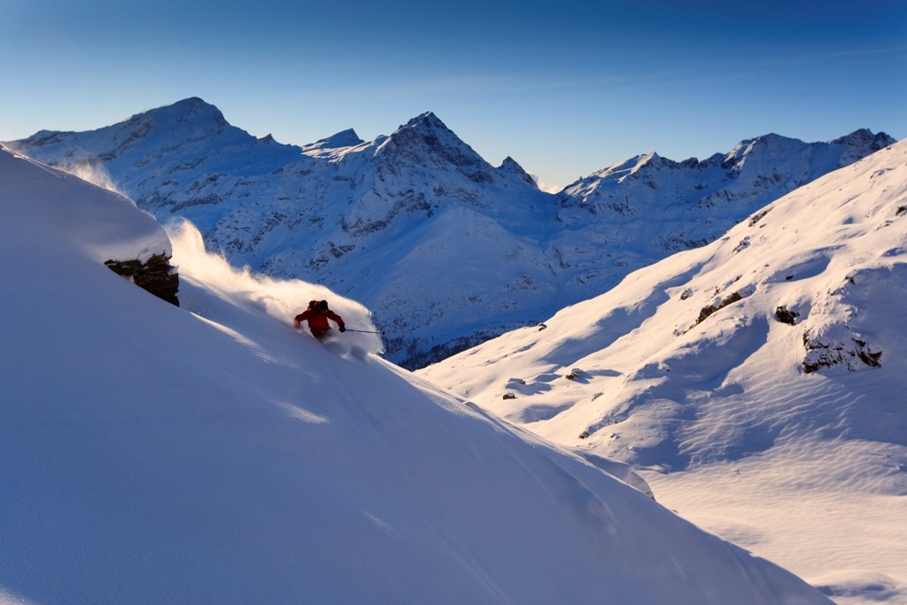 Quiet ski resorts: Monterosa for freeriders