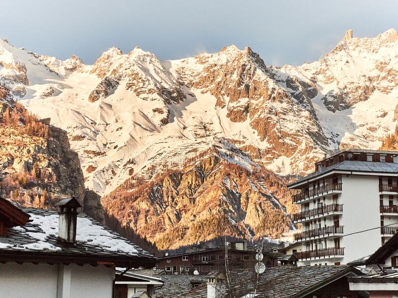 Courmayeur village