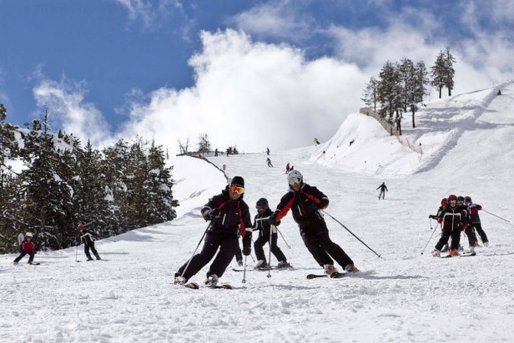 On the slopes of Arinsal, Vallnord